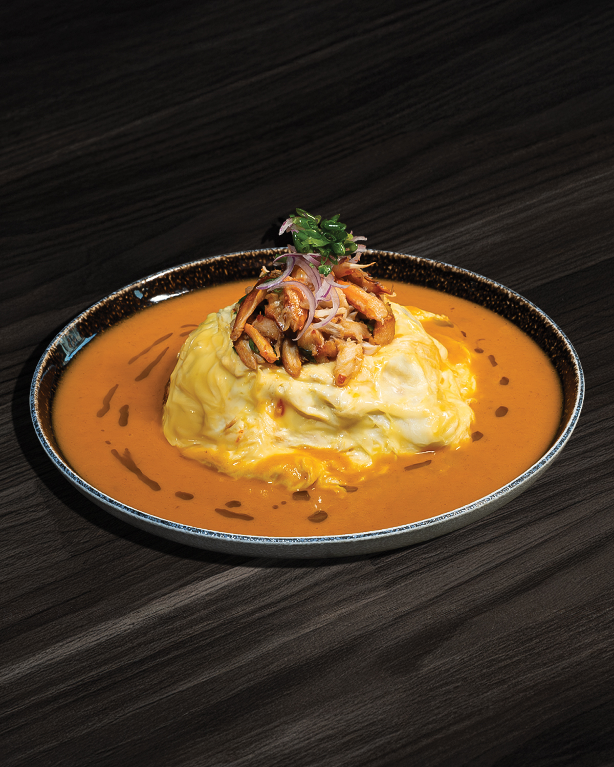Crab Omelette Rice